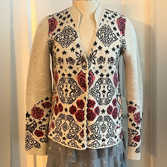 Odd Molly Rose and Butterfly Off White Cardigan - Picture 13 of 16